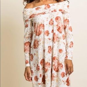 NWT - floral off the shoulder dress